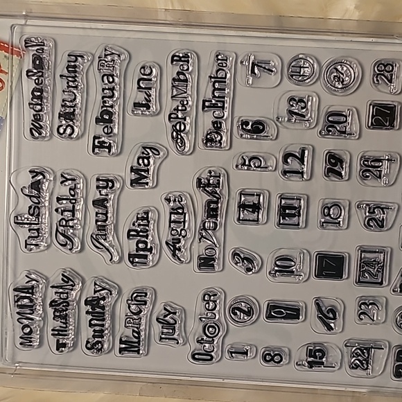 Messy Dates Clear Stamp Set - Picture 3 of 3